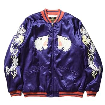 Amazon | [ヒューストン] RAYON SOUVENIR JACKET (TIGER) メンズ